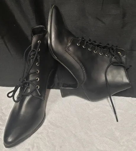 3" Jemma -- Women's Granny Style Ankle Dress Boot -- Black