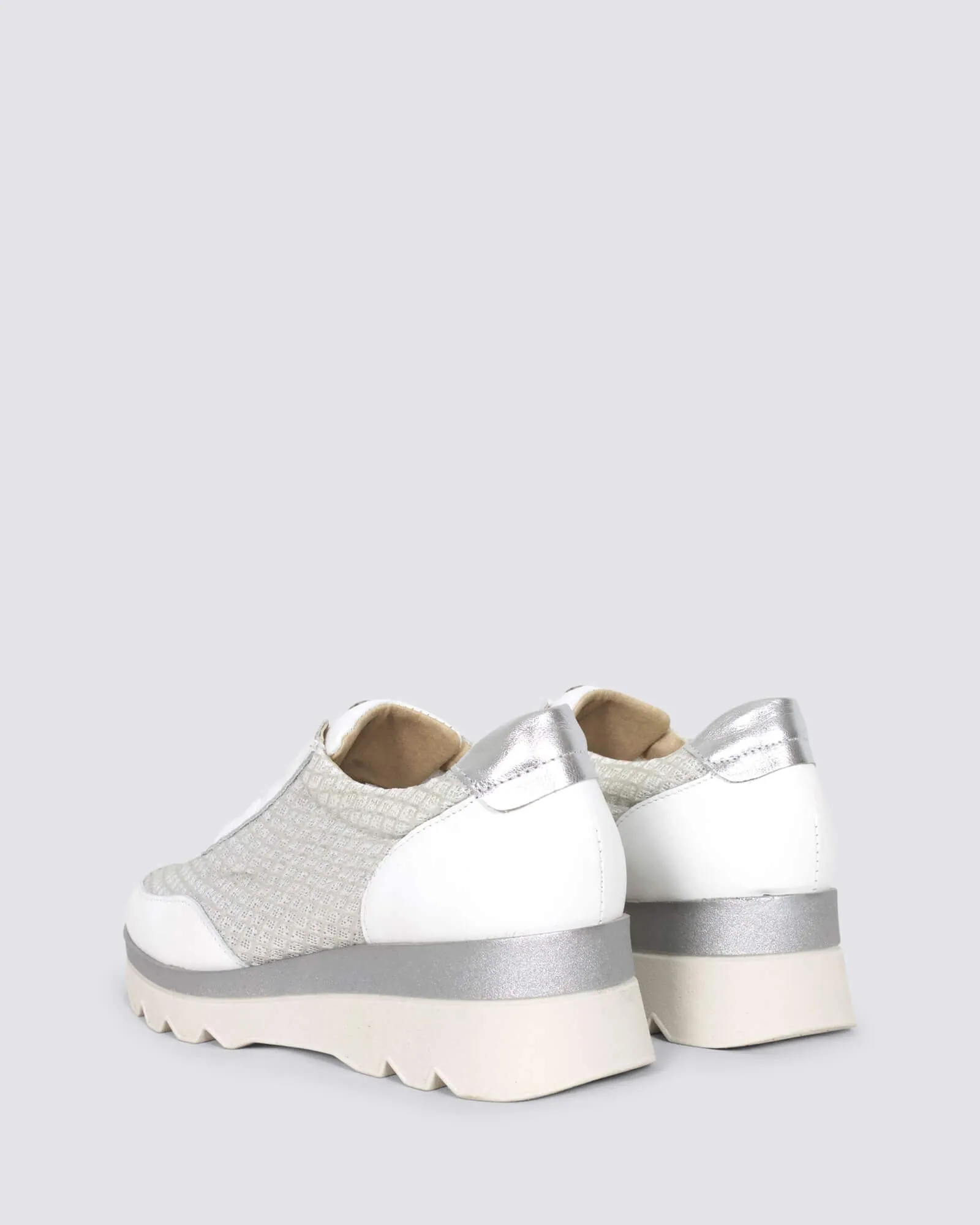 5631 PLATFORM SNEAKERS BLANCO LEATHER