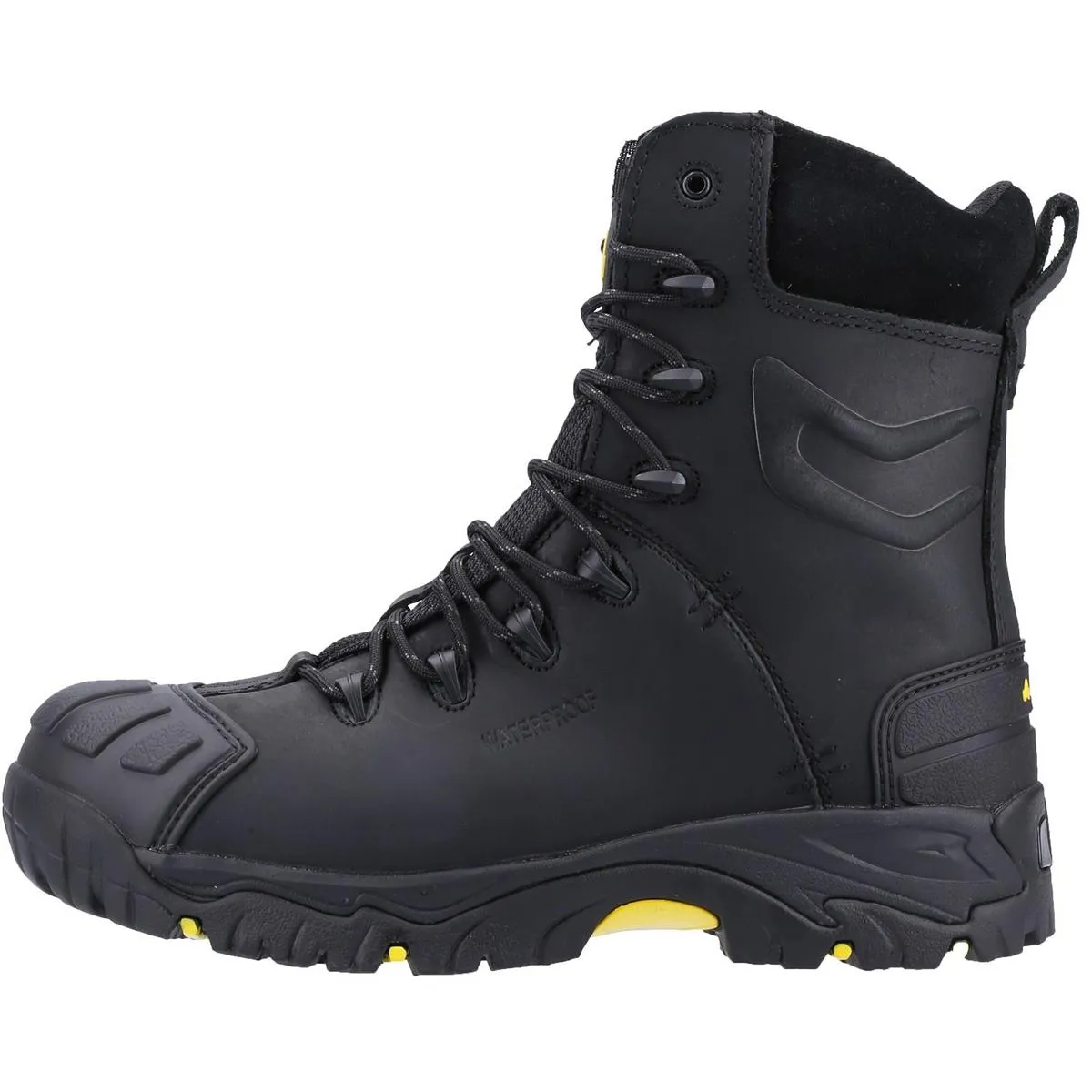Amblers Safety FS999 Hi Leg Composite Safety Boot With Side Zip Black