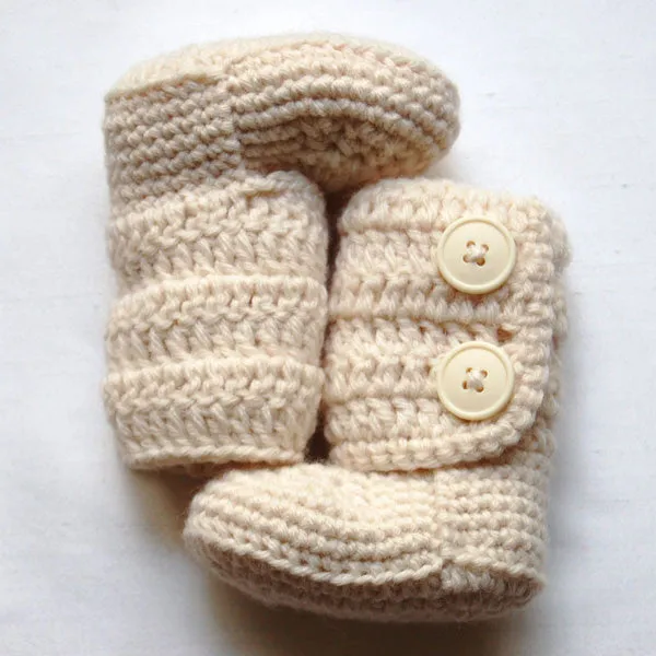 Baby Cream Booties