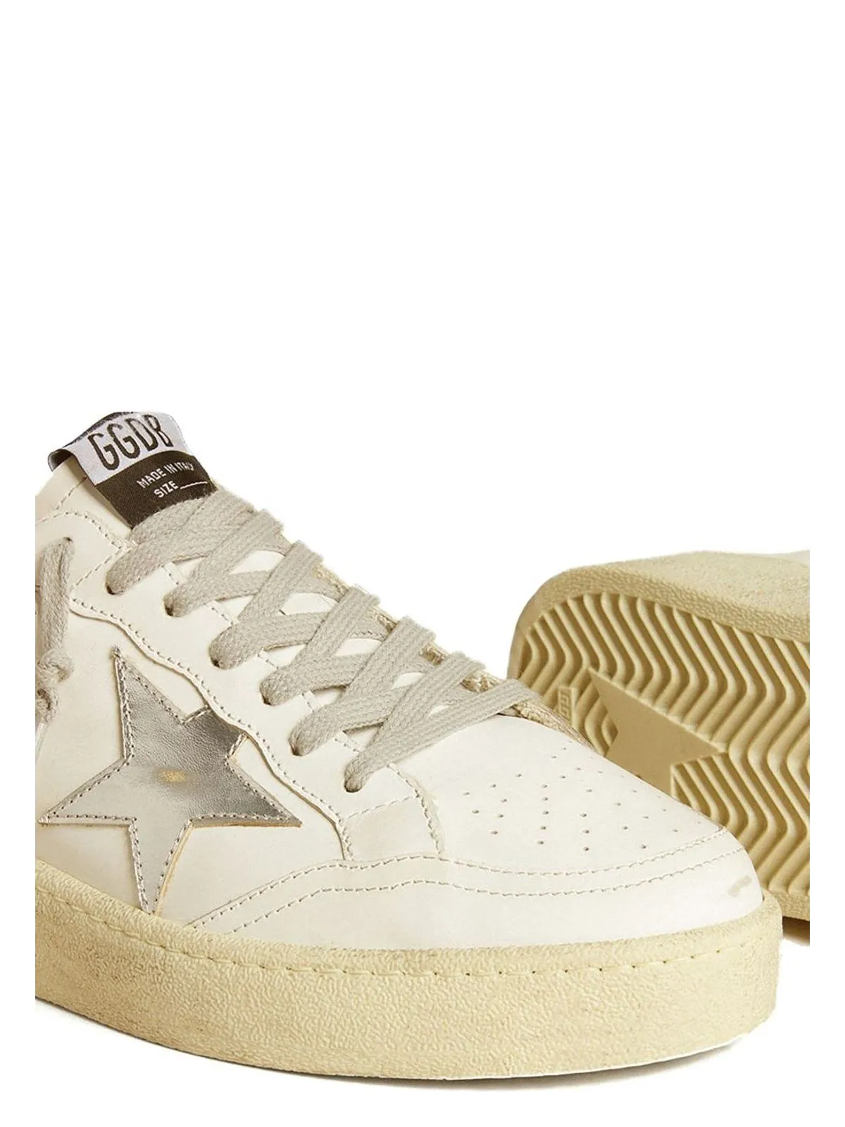 BALL STAR LEATHER SNEAKERS