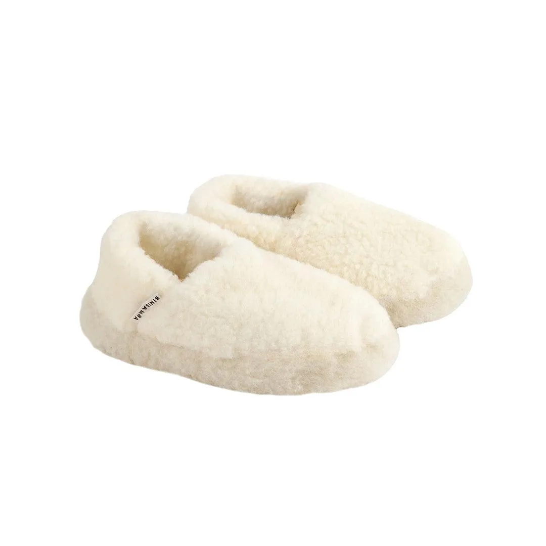 BINIBAMBA Snuggle Womens Booties  - Milk