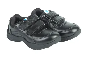 Black Velcro School Shoes for Kids 57003 (13Yrs  )