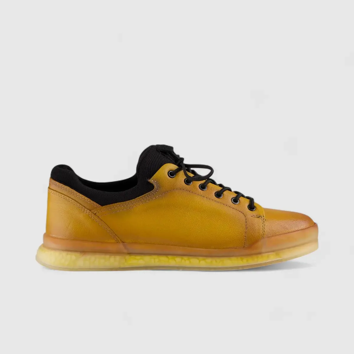 Bulletti Lace Up Sneaker Yellow 17374