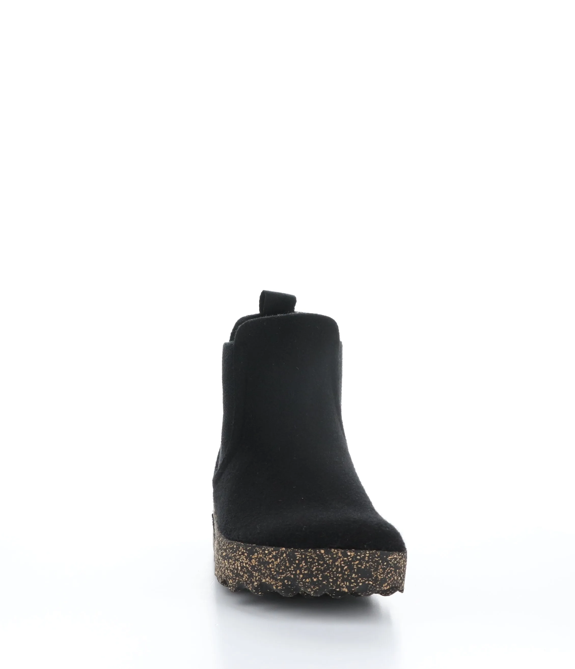 CAIA090ASPM Black Round Toe Boots