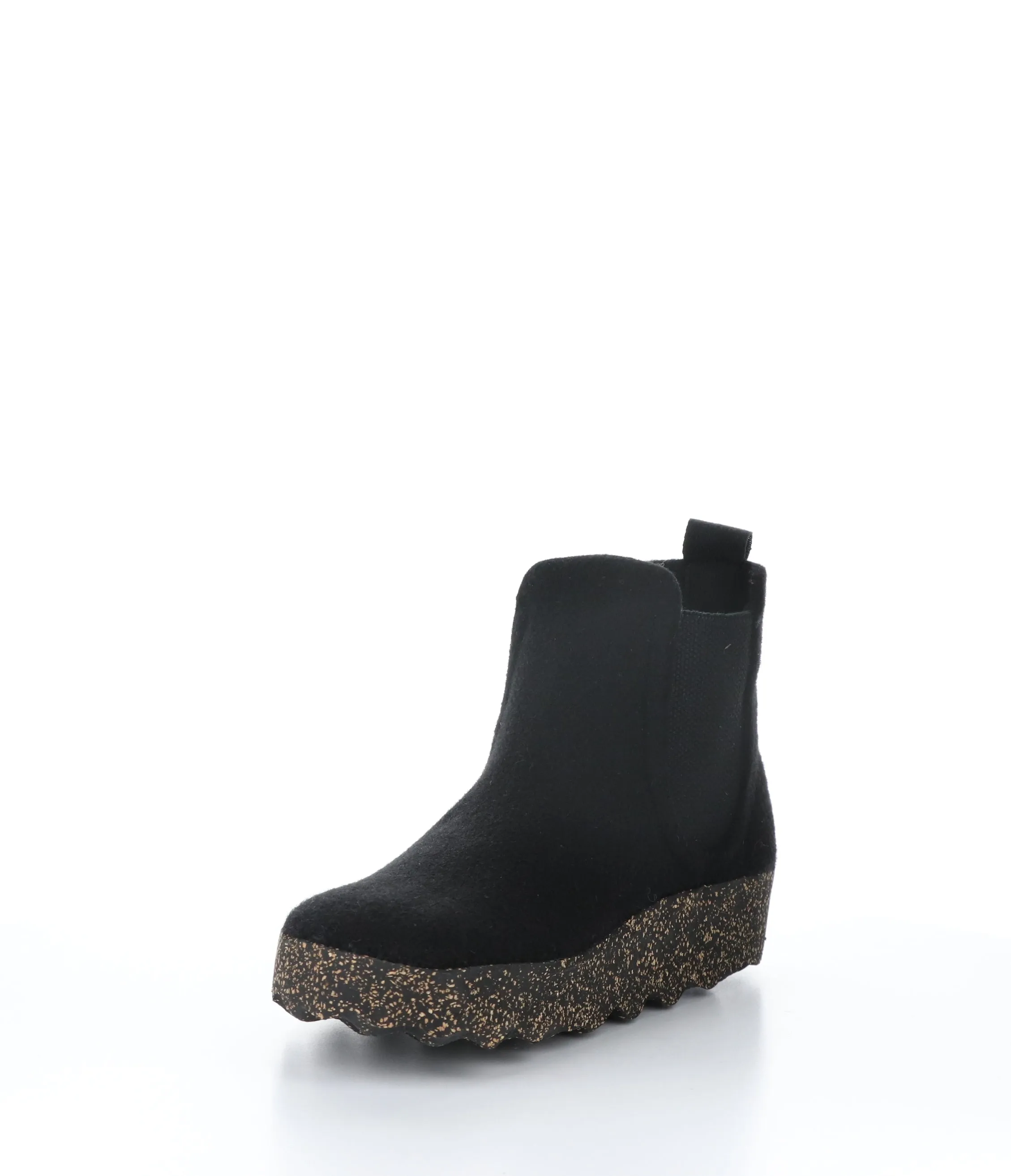 CAIA090ASPM Black Round Toe Boots