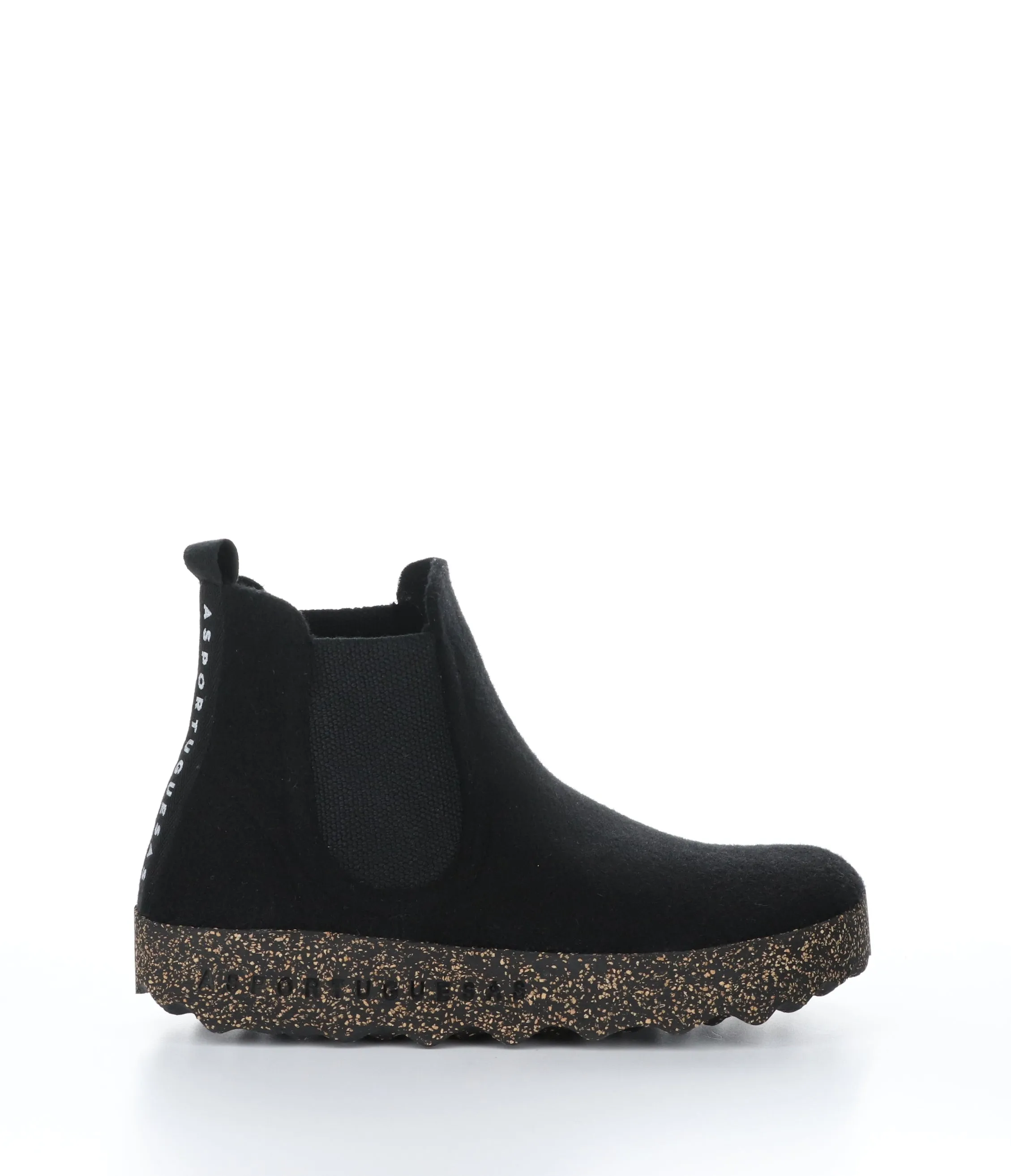 CAIA090ASPM Black Round Toe Boots