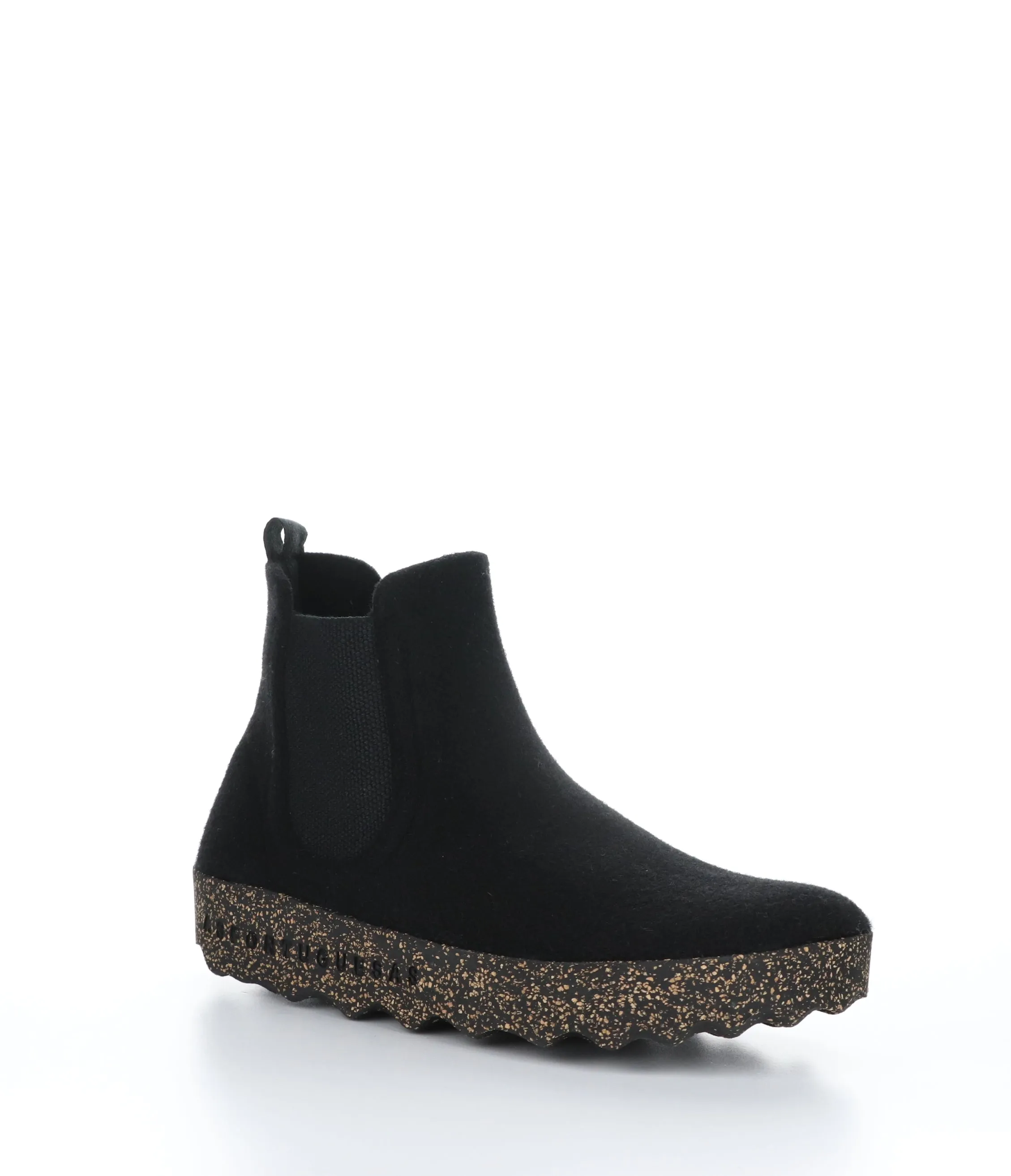 CAIA090ASPM Black Round Toe Boots