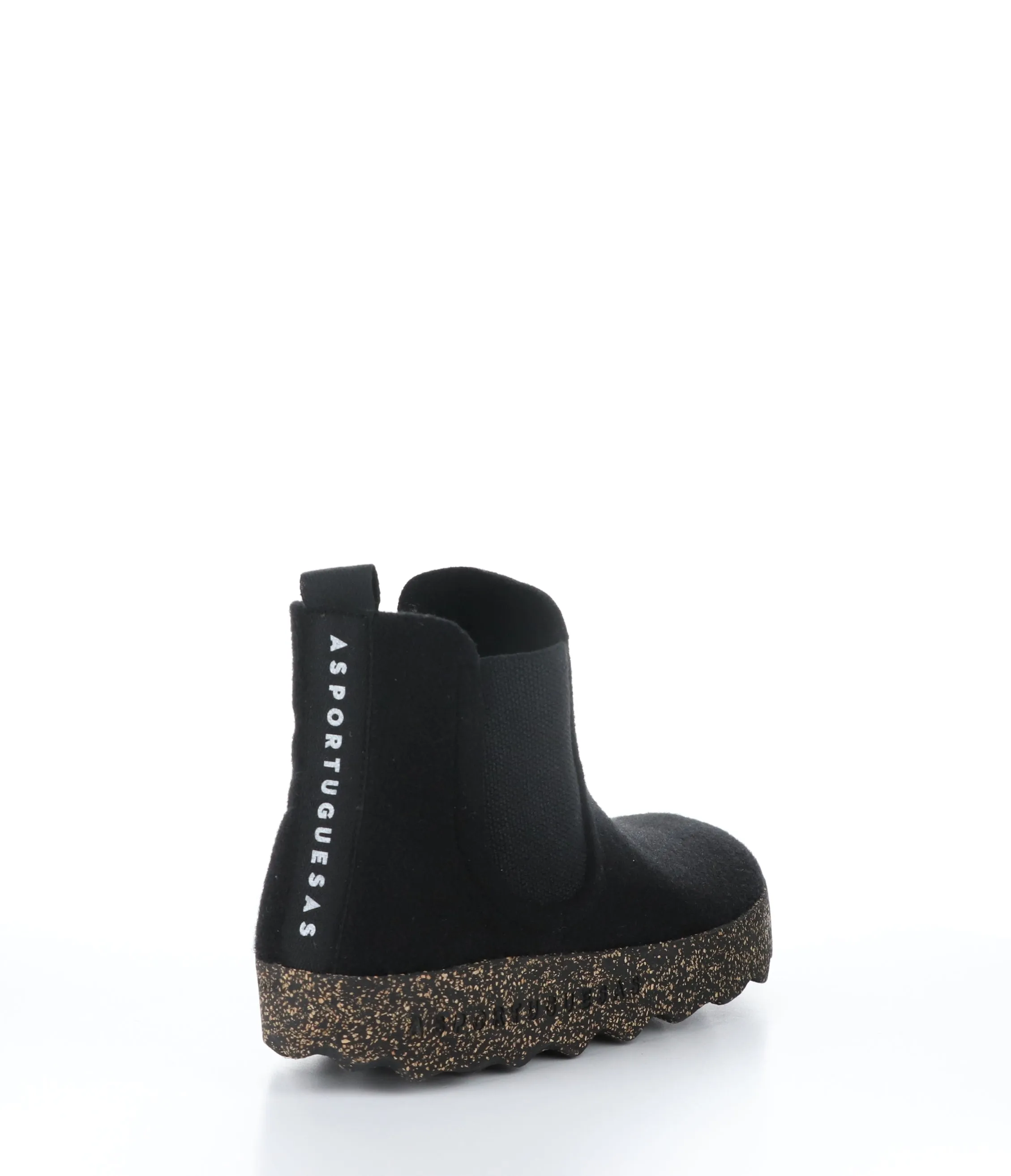 CAIA090ASPM Black Round Toe Boots