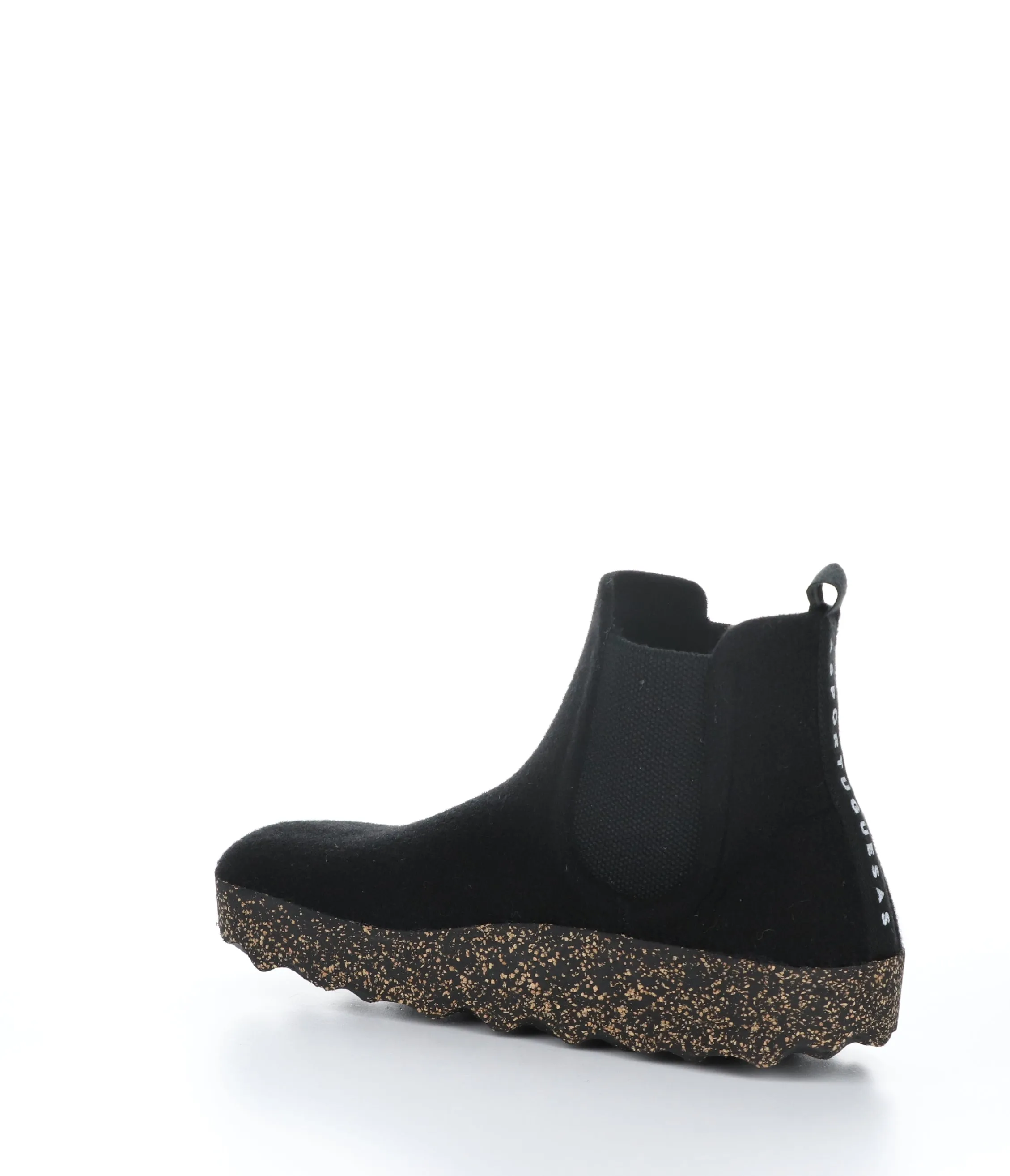 CAIA090ASPM Black Round Toe Boots