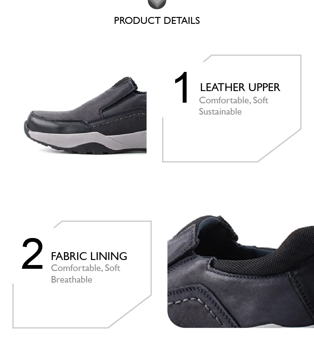 camel active Leather Slip On Shoes Men Navy VALON 852369-RS1-43
