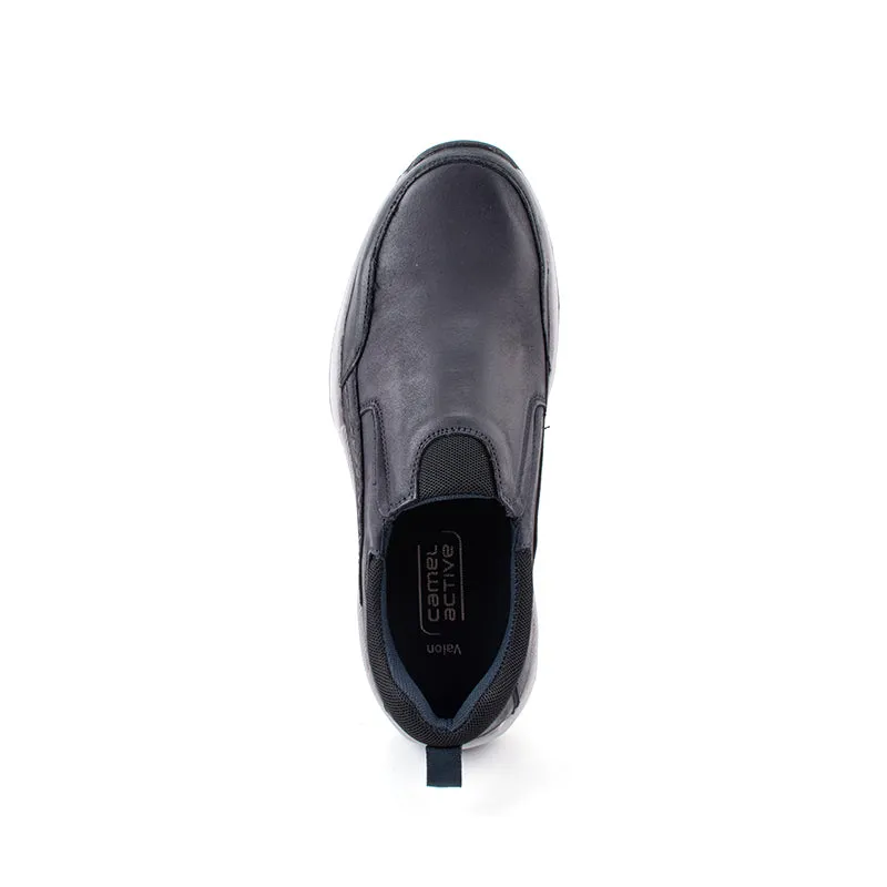 camel active Leather Slip On Shoes Men Navy VALON 852369-RS1-43