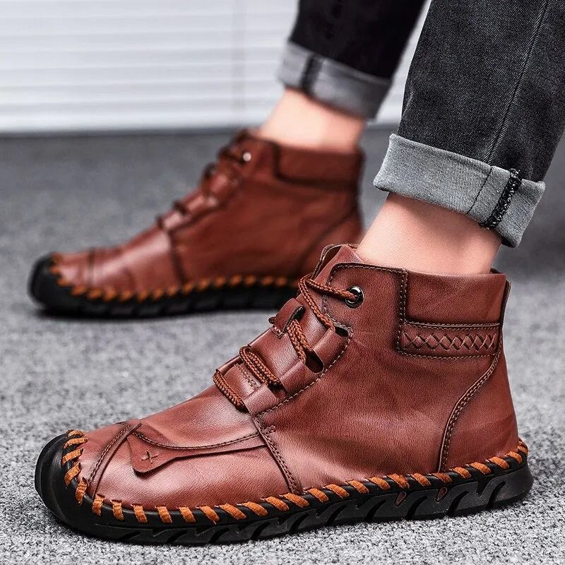 CasualLeather - Breathable Non-Slip Tooling Boots by The Nevermore
