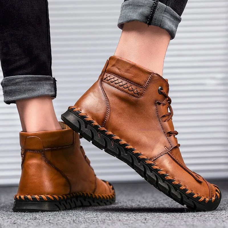 CasualLeather - Breathable Non-Slip Tooling Boots by The Nevermore