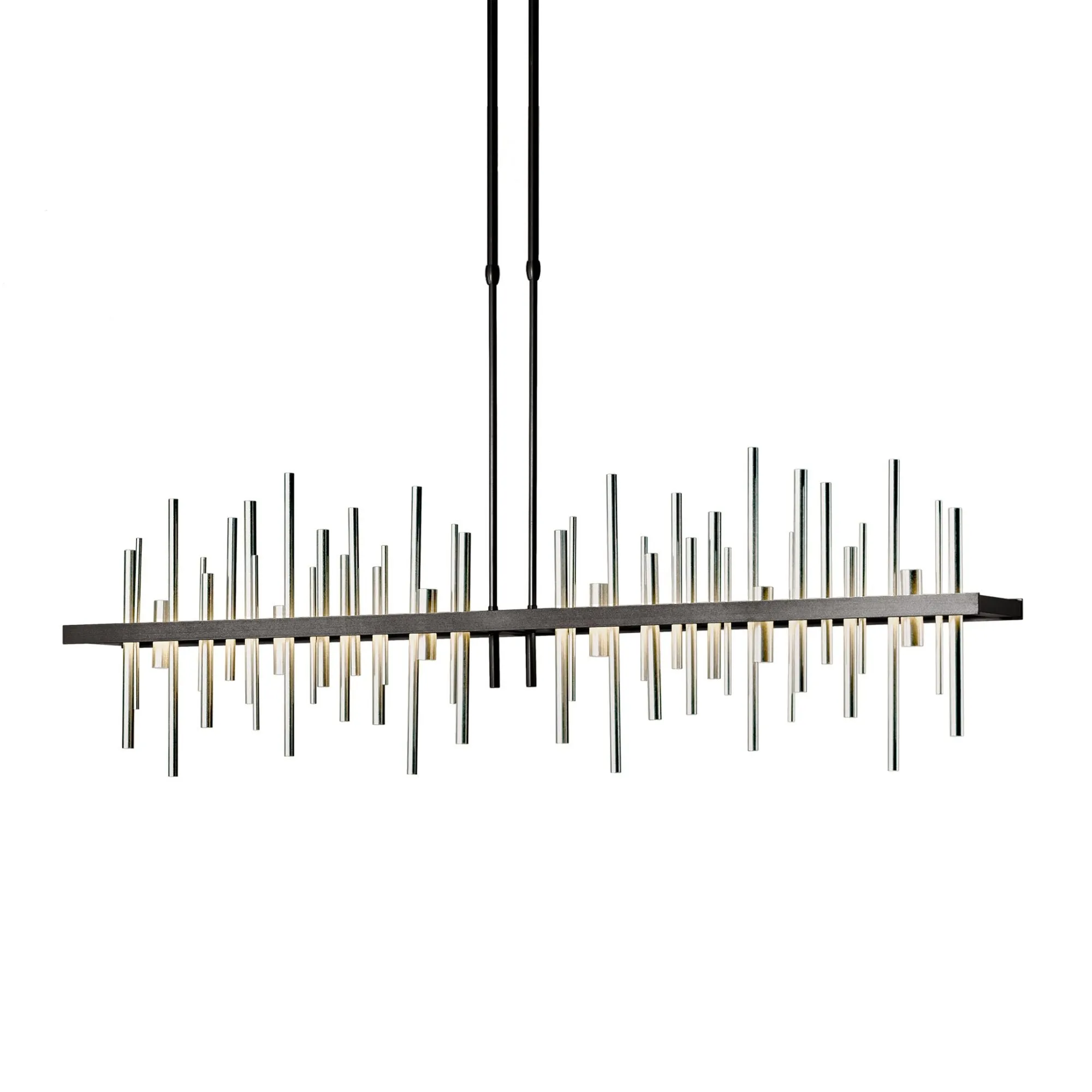 Cityscape Large LED Pendant Sterling Accent LED in Dark Smoke