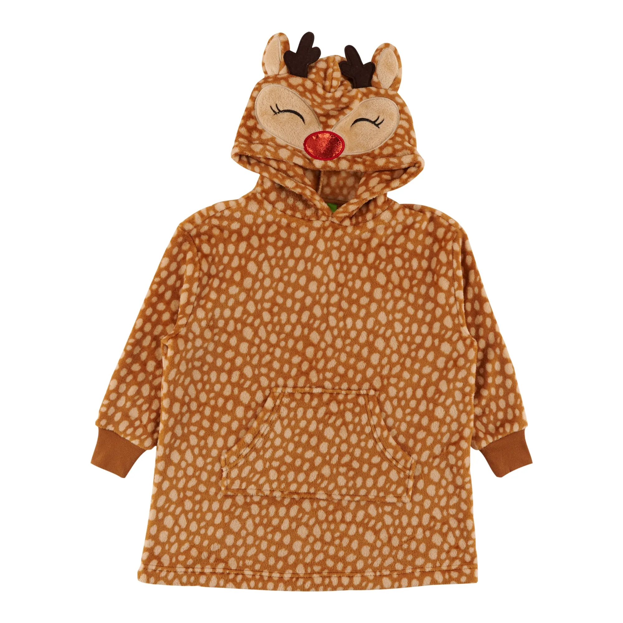 Comfy Cozy Girl's Family Reindeer Snoodie