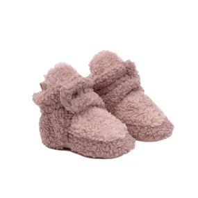 Cozy Sheila Snap Booties Blush Pink