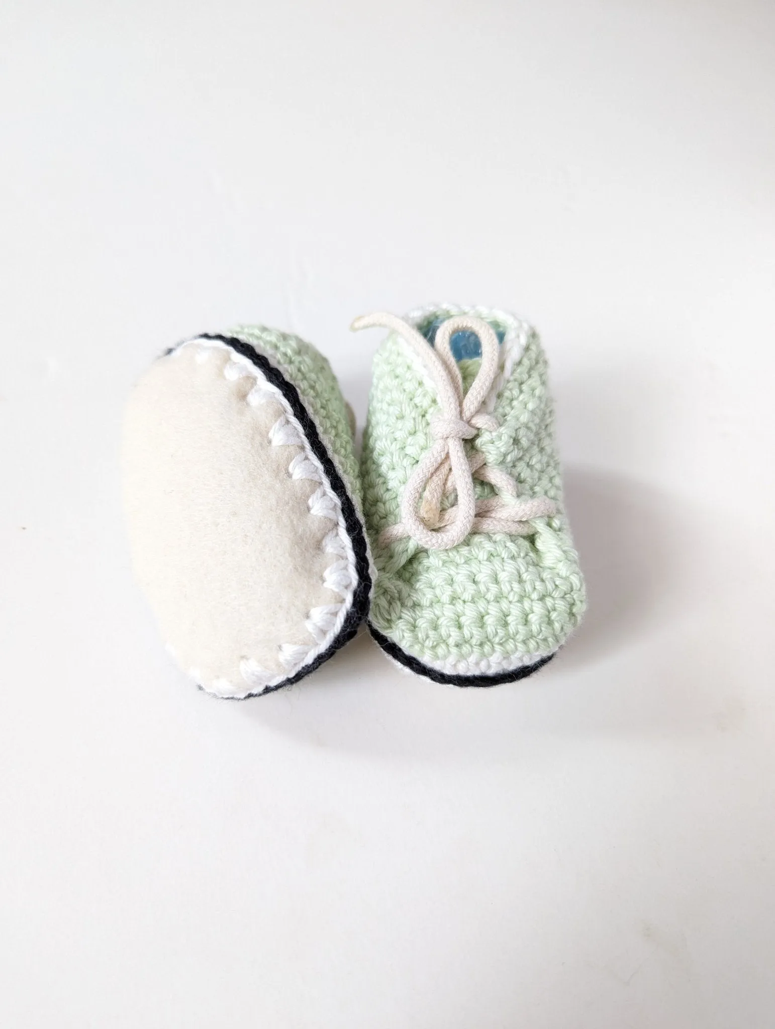 Crocheted Baby Booties