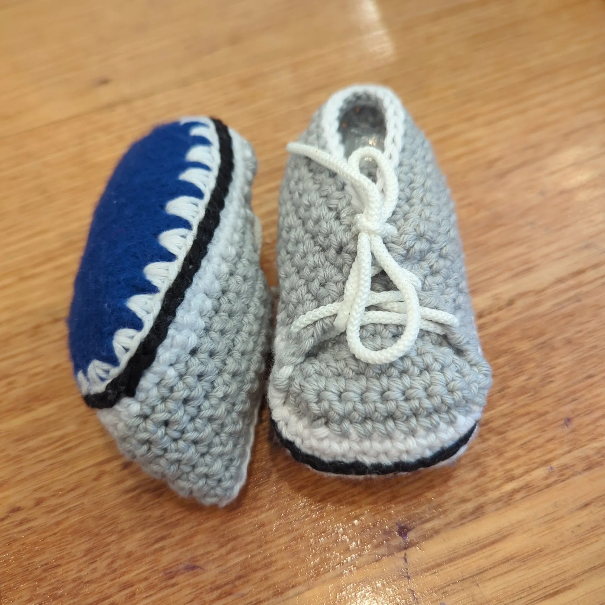Crocheted Baby Booties