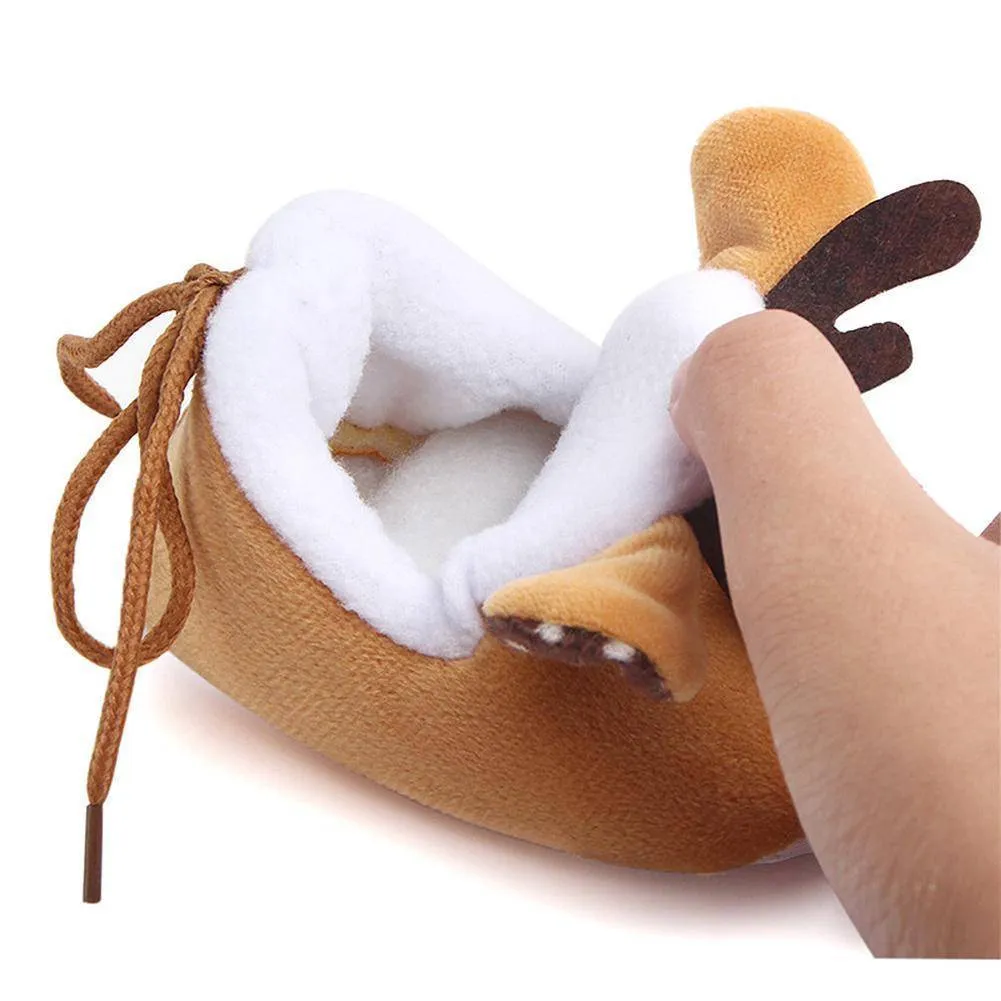 Cute Deer Baby Booties