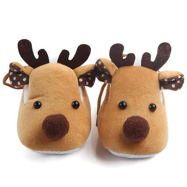Cute Deer Baby Booties