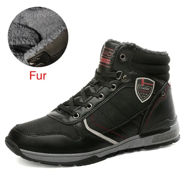 DEKABR 2022 New Snow Boots Protective and Wear-resistant Sole Man Boots Warm and Comfortable Winter Walking Boots Big Size 39-46