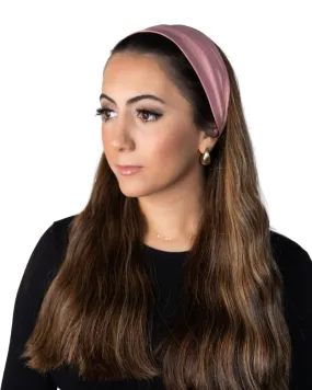 Dusty Pink Dri Fit Ribbed Non Slip Headband