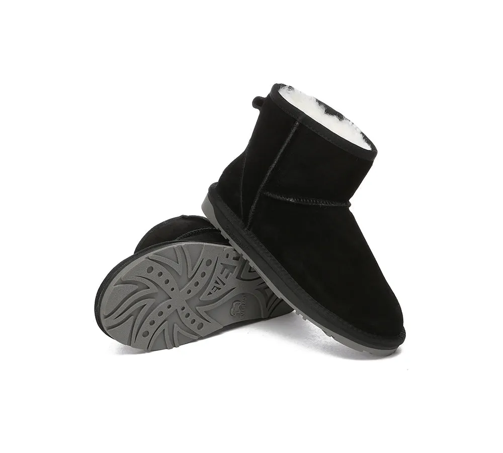 EVERAU® UGG Sheepskin Wool Ankle Boots Mini Classic Suede