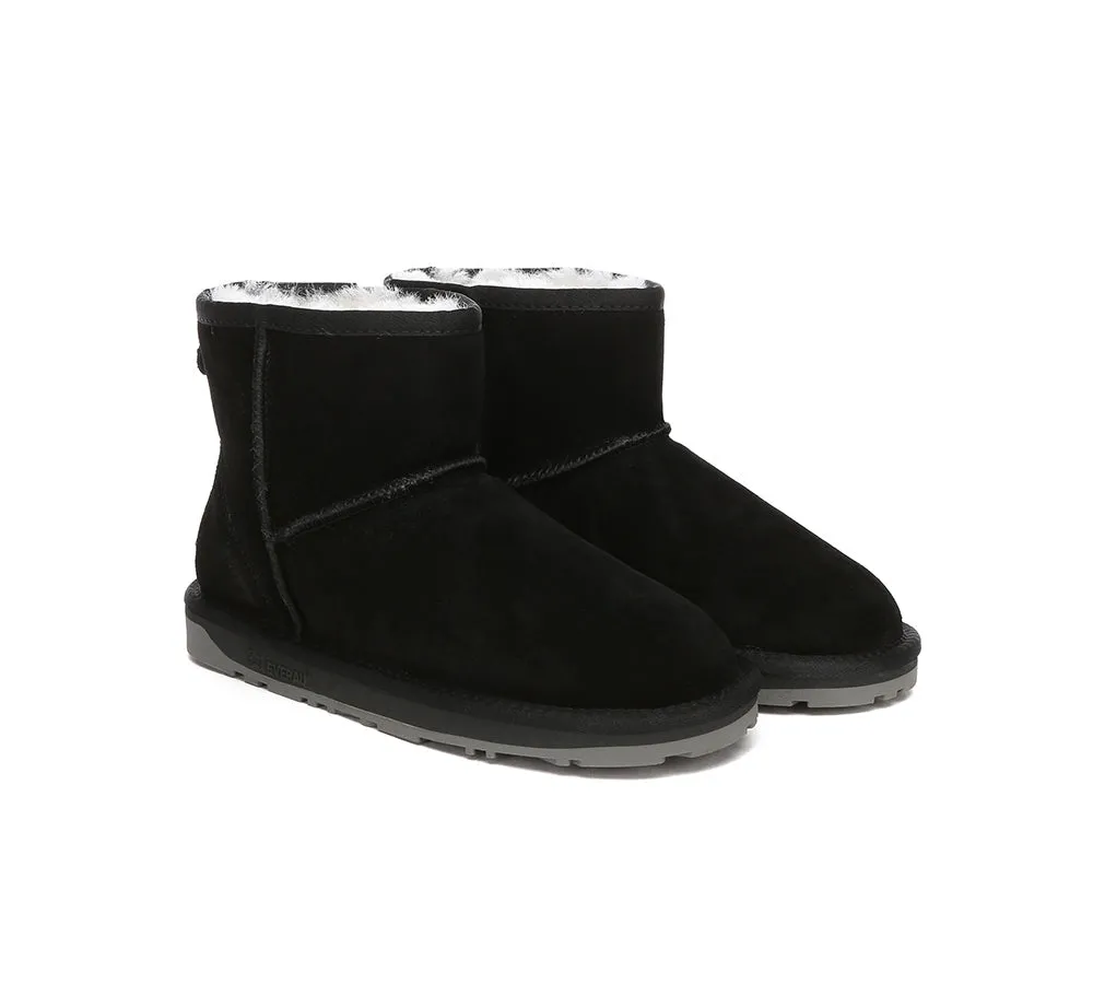 EVERAU® UGG Sheepskin Wool Ankle Boots Mini Classic Suede
