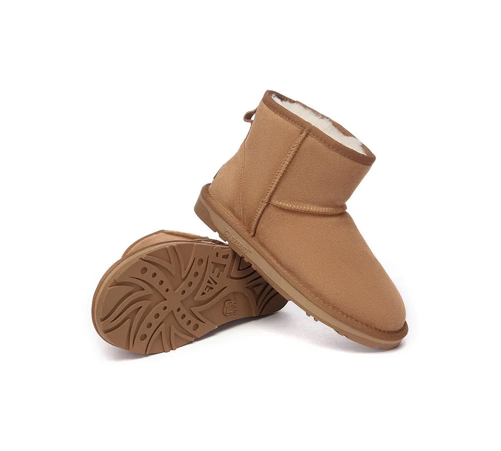 EVERAU® UGG Sheepskin Wool Ankle Boots Mini Classic Suede