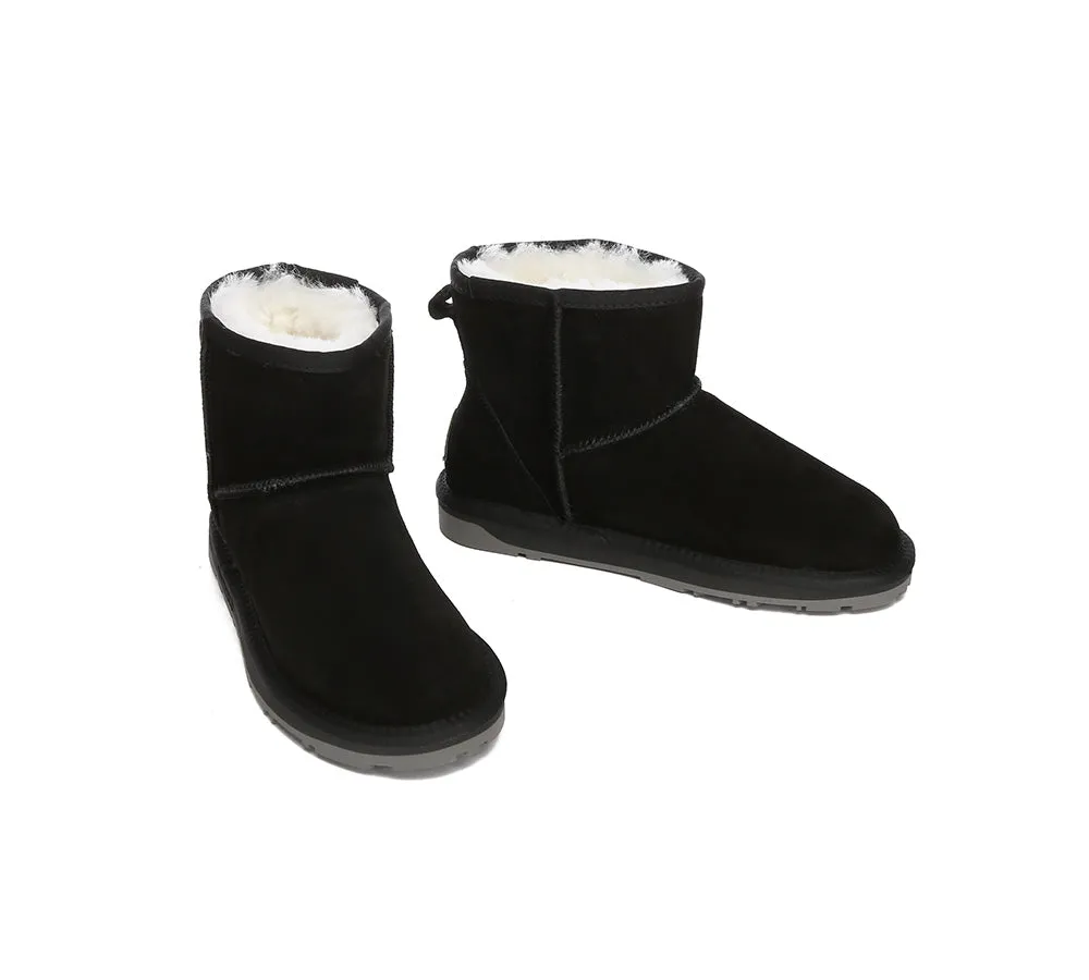 EVERAU® UGG Sheepskin Wool Ankle Boots Mini Classic Suede