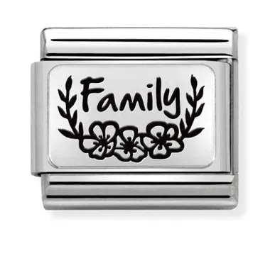 Family - Family Silver Charm