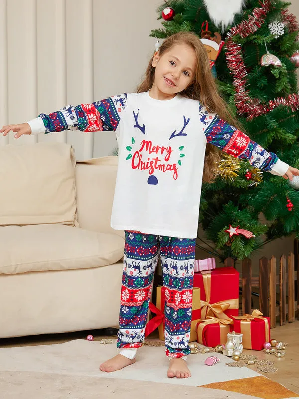 Festive Family Fun: Matching Oh Dear Reindeer Pajamas for Thanksgiving & Christmas