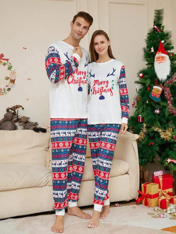 Festive Family Fun: Matching Oh Dear Reindeer Pajamas for Thanksgiving & Christmas
