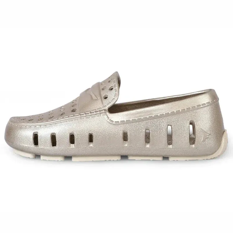 Floafers Prodigy Champagne Metallic Slip on Water Shoe