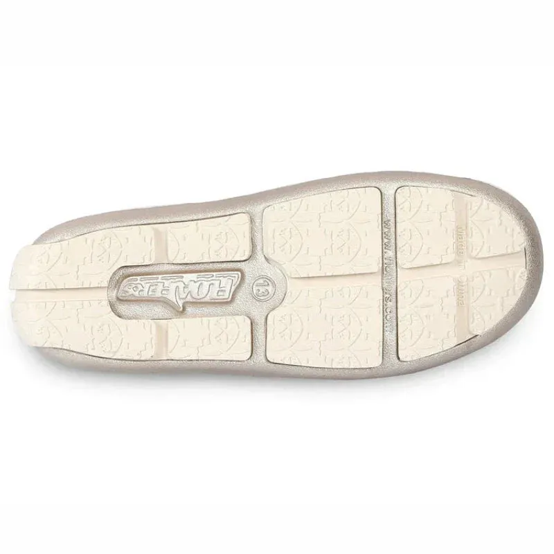 Floafers Prodigy Champagne Metallic Slip on Water Shoe