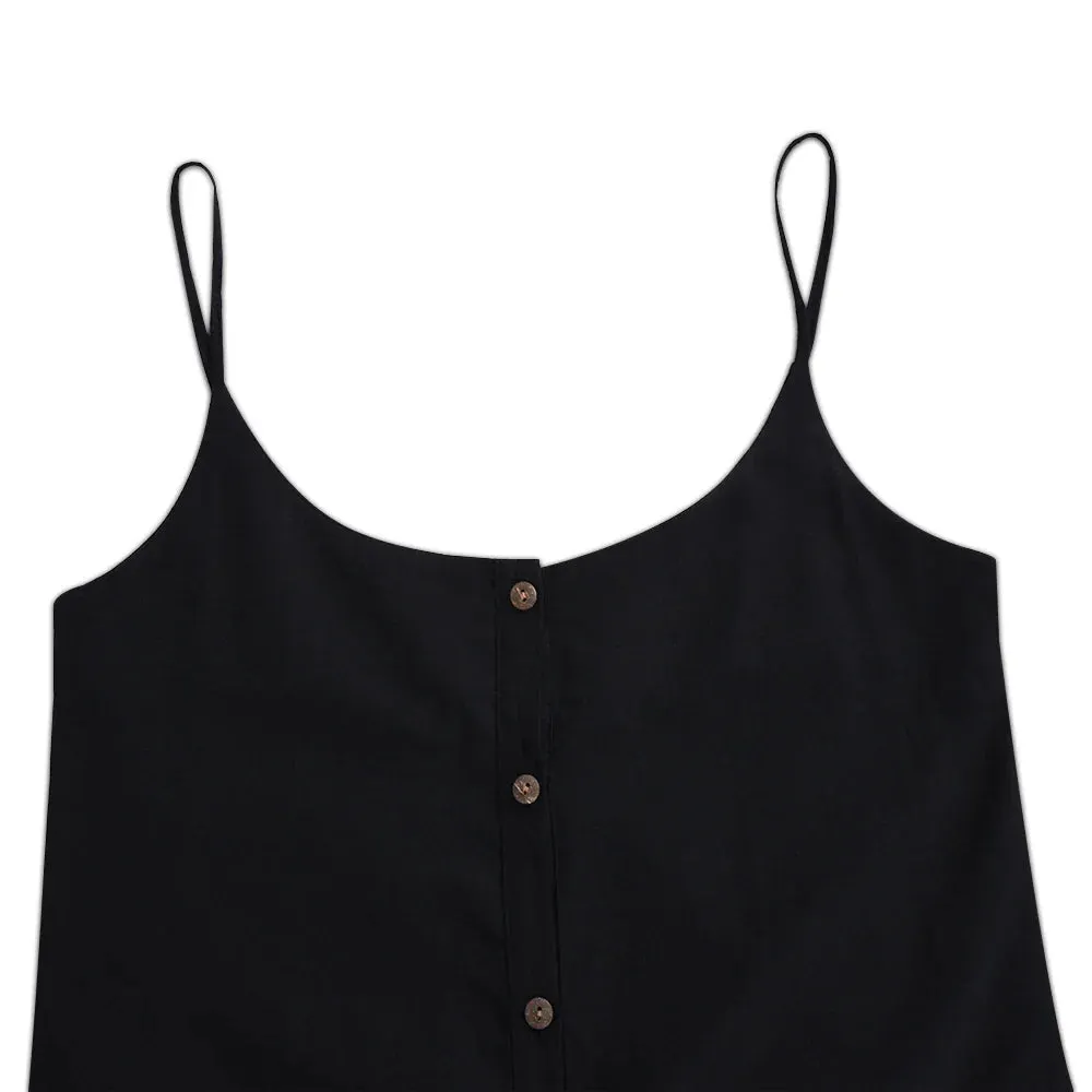 Frill Hem Cami Romper - Perfect for Casual Weekends