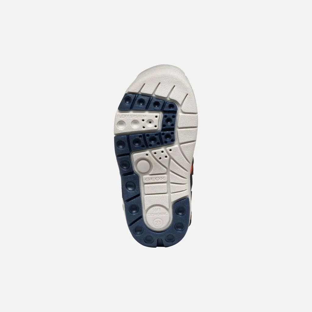 GEOX Toddler Multy Closed toe Sandals Navy/Orange