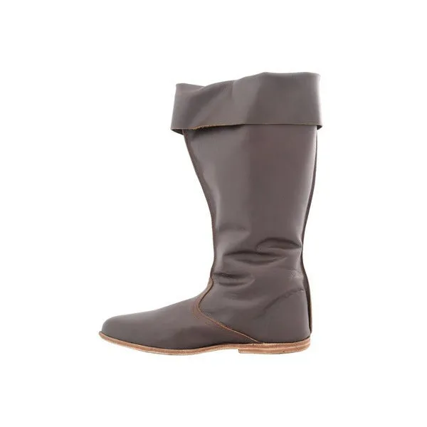 HarmonyStride - Unisex Low Heel Long Boots by The Nevermore