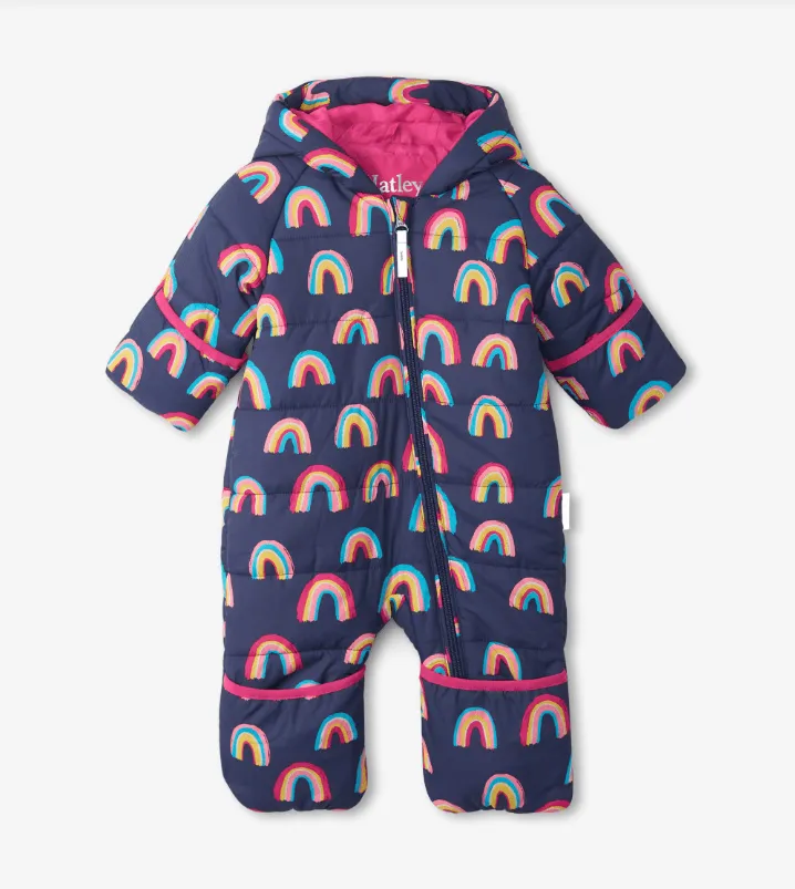 Hatley - Vibrant rainbows baby winter bundler