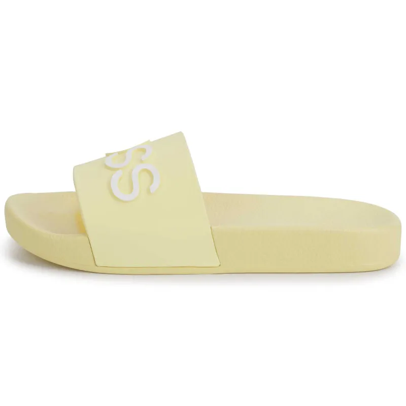 HUGO BOSS Pale Yellow Slide J29325