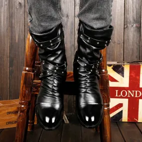 KnightStride - Fashion Studded Men's Boots by The Nevermore