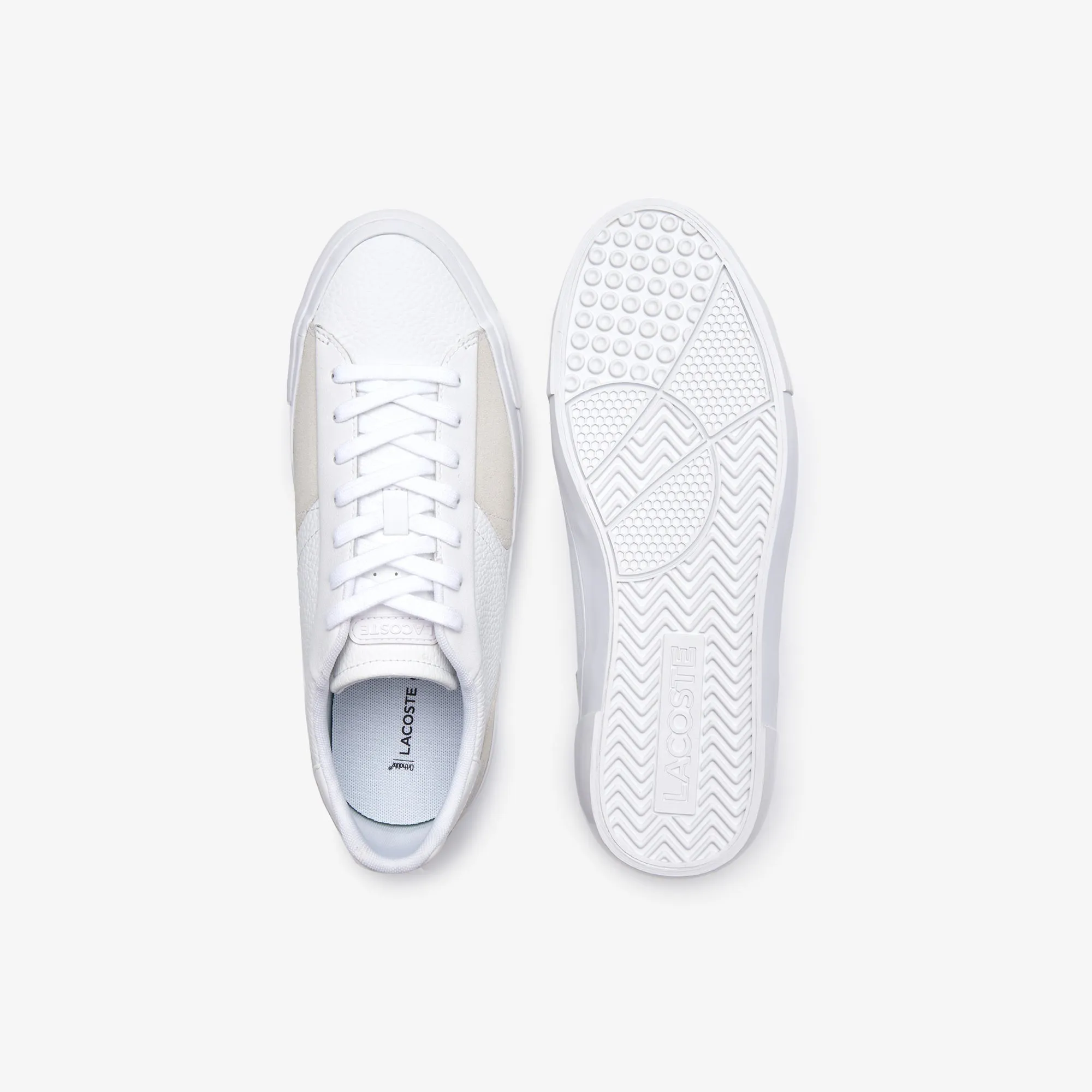 Lacoste Men's L006 Leather Trainers Sneakers White/White 44SMA0021 21G