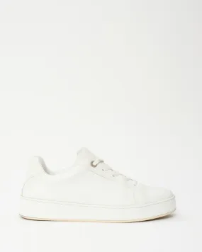 Loro Piana White Leather Sneakers - 38.5