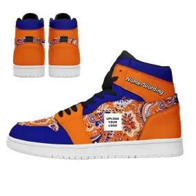 Luxury Gifts,Personalized Stylish Sneakers, Custom Bright High-Top Shoes, Back to School Gift for Children