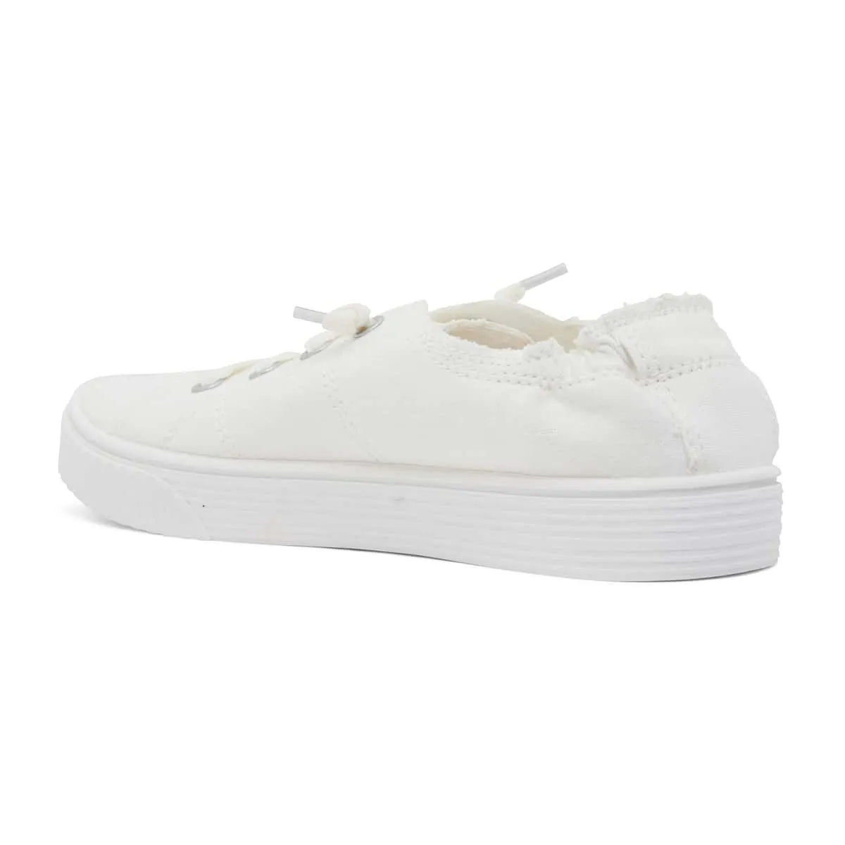 Mara Sneaker in White Canvas