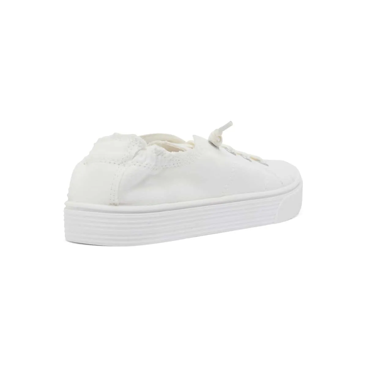 Mara Sneaker in White Canvas