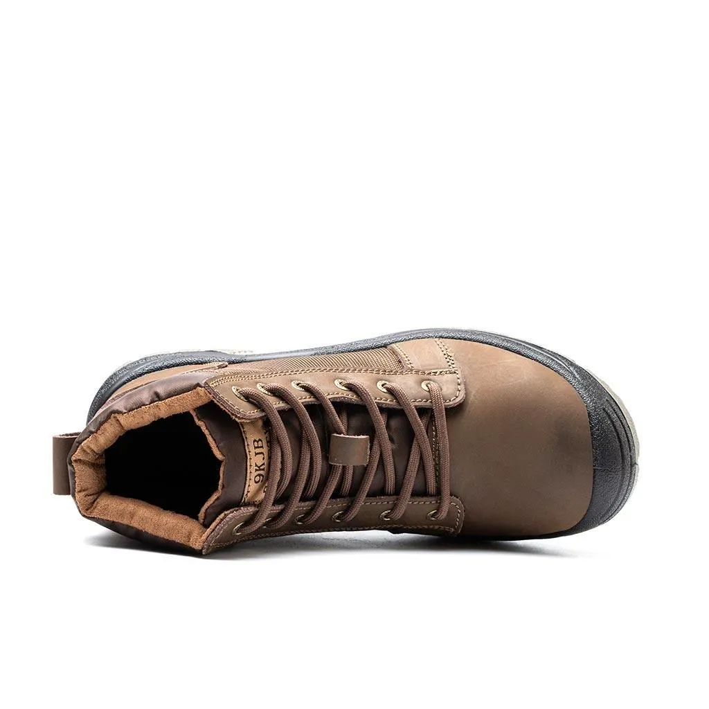 Men's Steel Toe Cow Leather Boots - Waterproof | B059