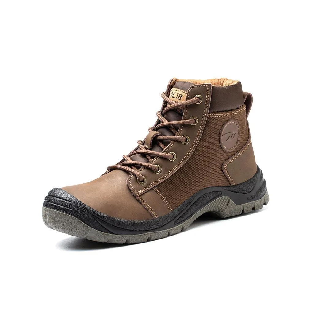 Men's Steel Toe Cow Leather Boots - Waterproof | B059