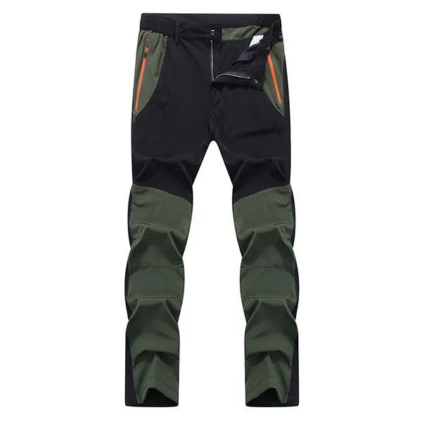 Mens Water-repellent Quick-drying Pants